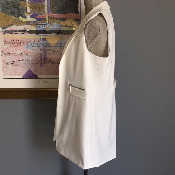 Jules & Leopold Zipper Gabardine Vest XS L - Picture 2 of 4